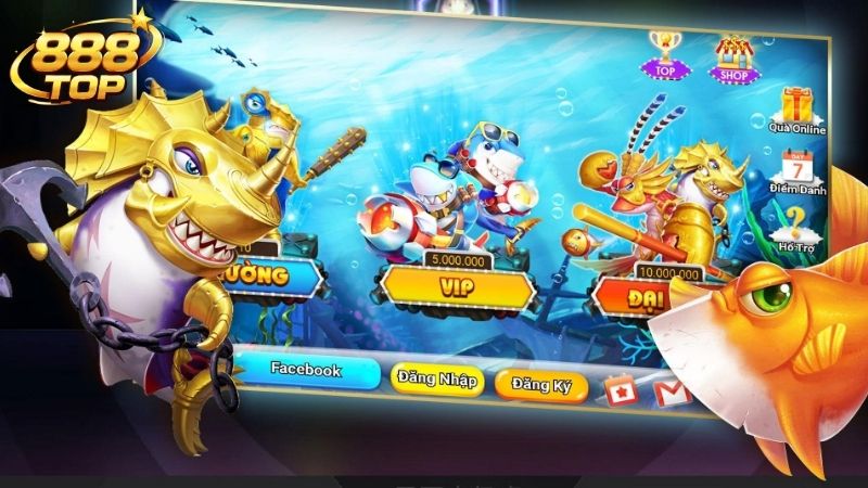 Bắn Cá 888TOP: Sảnh Game Đổi Thưởng 3D Đẳng Cấp 1 Sức hút mãnh liệt của sảnh bắn cá 888TOP trên thị trường