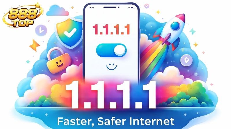Cách sử dụng App 1.1.1.1 truy cập 888TOP không bị chặn 2026 1 Tại sao người chơi cá cược cần sử dụng App 1.1.1.1 tại 888TOP?