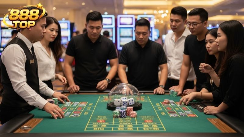 Tài Xỉu (Sicbo) 888TOP - Sảnh Casino Trực Tuyến Uy Tín Nhất 4 Tổng quan về sảnh Tài Xỉu (Sicbo) 888TOP thu hút người chơi